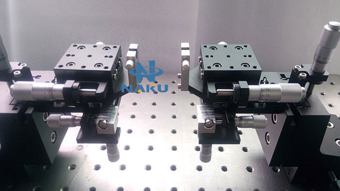 Five-axis Manual Fine Tuning Platform Differential Head Drive Cross Roller Guide F60-G85FJ2 67*37.5